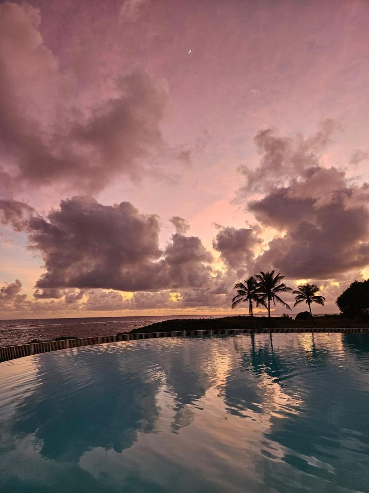 Guadeloupe- Saint-Francois- Residence Anse Des Rochers - Appartement Quart De Villa Etage - Vue Mer- 4 Personnes - Lit Bebe Sur Demande - Citerne Et Wifi Prives -Animaux Ok-Acces Plage Direct -Apnee Bien-Etre Experience Sur Demande Avec Instructeur A Exteriör bild
