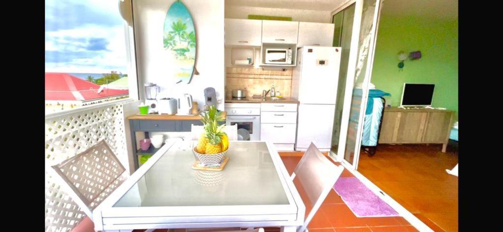 Guadeloupe- Saint-Francois- Residence Anse Des Rochers - Appartement Quart De Villa Etage - Vue Mer- 4 Personnes - Lit Bebe Sur Demande - Citerne Et Wifi Prives -Animaux Ok-Acces Plage Direct -Apnee Bien-Etre Experience Sur Demande Avec Instructeur A Exteriör bild