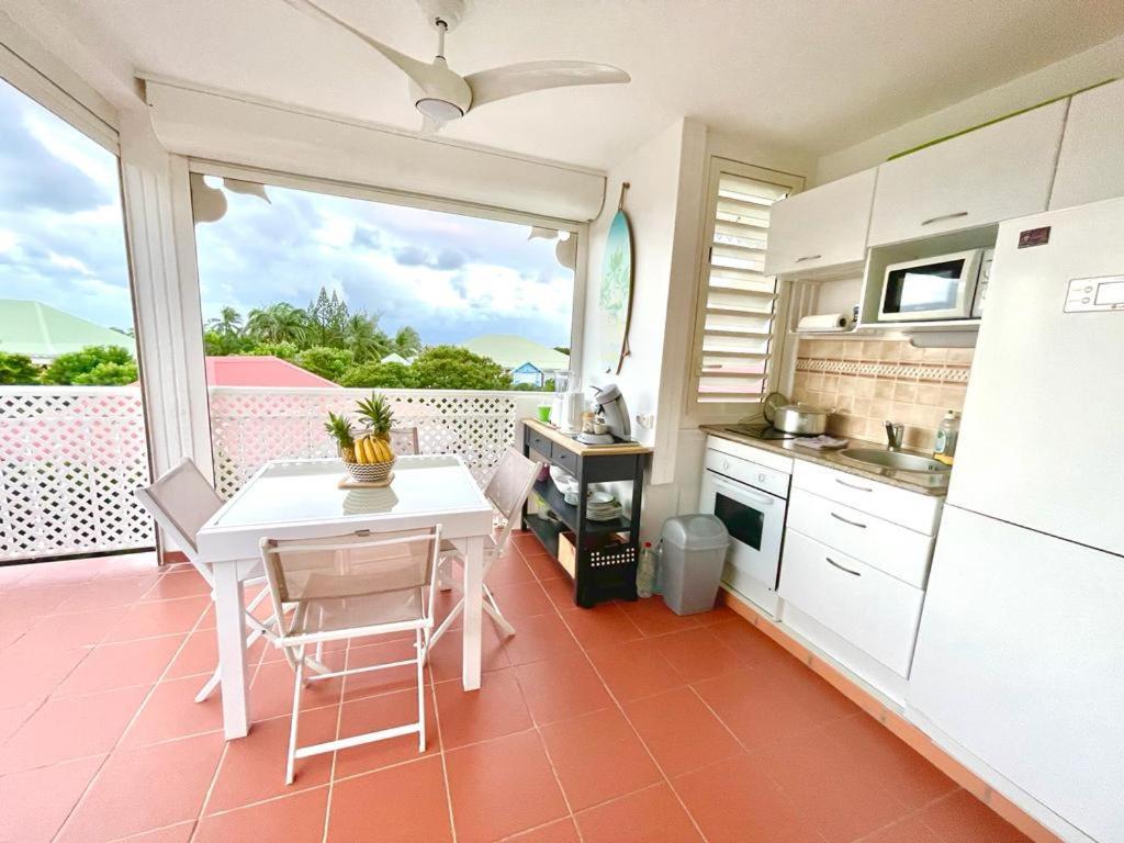 Guadeloupe- Saint-Francois- Residence Anse Des Rochers - Appartement Quart De Villa Etage - Vue Mer- 4 Personnes - Lit Bebe Sur Demande - Citerne Et Wifi Prives -Animaux Ok-Acces Plage Direct -Apnee Bien-Etre Experience Sur Demande Avec Instructeur A Exteriör bild