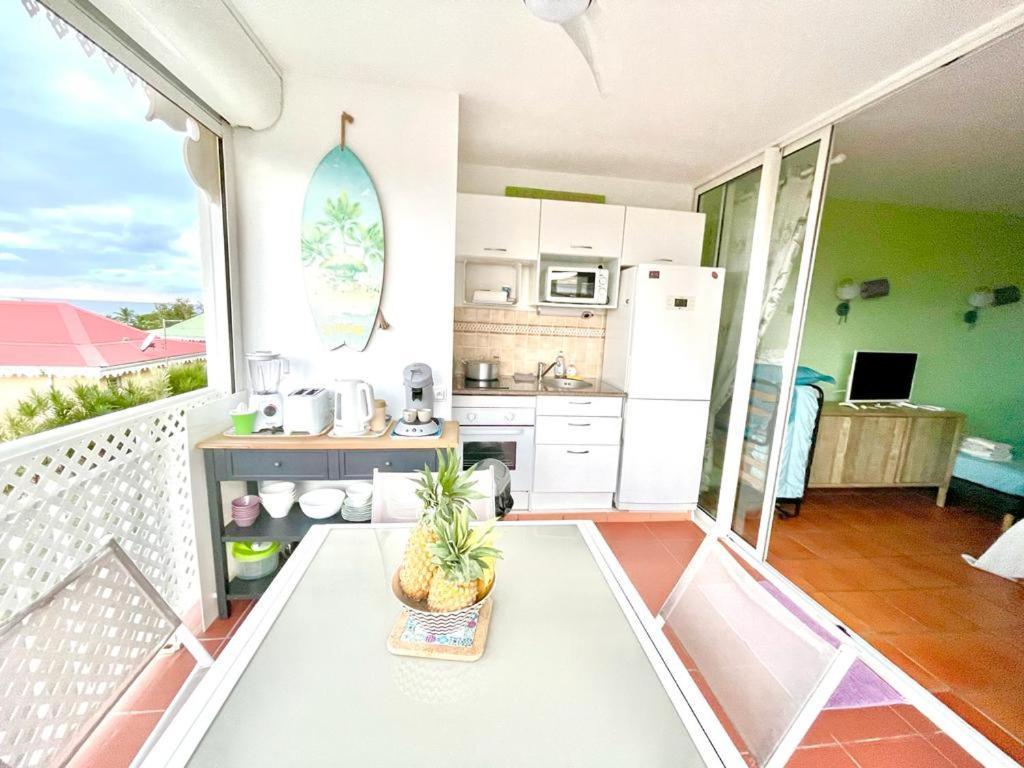 Guadeloupe- Saint-Francois- Residence Anse Des Rochers - Appartement Quart De Villa Etage - Vue Mer- 4 Personnes - Lit Bebe Sur Demande - Citerne Et Wifi Prives -Animaux Ok-Acces Plage Direct -Apnee Bien-Etre Experience Sur Demande Avec Instructeur A Exteriör bild